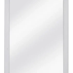 Kostenloser Rückversand Spiegel Bibaor 11, Farbe: Eiche Weiß - 98 x 75 x 2 cm (H x B x T)