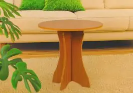 Couchtisch Grogol 12, Farbe: Erle - Abmessungen: 60 x 60 x 60 cm (B x T x H) Neue Ware