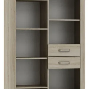 Regal Lorengau 25, Farbe: Sonoma Eiche - Abmessungen: 202 x 100 x 40 cm (H x B x T) Must-Have