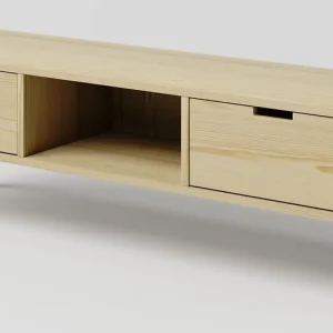 Jetzt Kaufen TV-Unterschrank Kiefer massiv natur Aurornis 56 - Abmessungen: 44 x 142 x 40 cm (H x B x T)