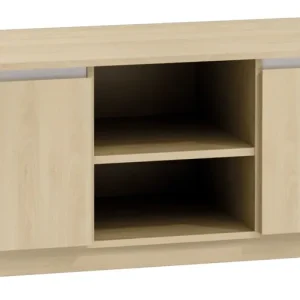 TV-Unterschrank Kiunga 06, Farbe: Buche / Weiß - Abmessungen: 47 x 120 x 47 cm (H x B x T) Direkt Vom Hersteller