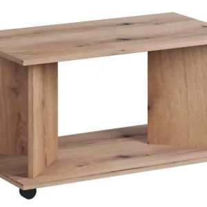 Couchtisch Zafra 04, Farbe: Eiche Artisan - Abmessungen: 90 x 50 x 50 cm (B x T x H) Günstig