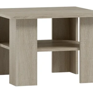 Couchtisch Wewak 23, Farbe: Sonoma Eiche - Abmessungen: 70 x 70 x 46 cm (B x T x H) Versand Am Gleichen Tag