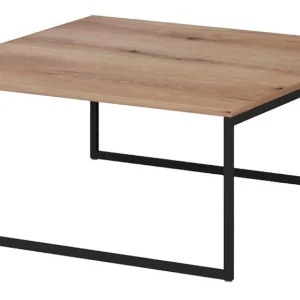 Couchtisch Granollers 03, Farbe: Eiche Artisan - Abmessungen: 80 x 80 x 40 cm (B x T x H) Sale