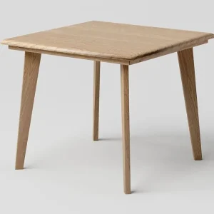 Couchtisch Eiche massiv natur Aurornis 75 - Abmessungen: 60 x 60 x 50 cm (B x T x H) Günstig