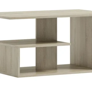 Sonderangebot Couchtisch in modernem Design, 50 x 100 x 60 cm, 1 Ablagefach, in Eiche Sonoma, Sofatisch, viel Ablagefläche, stabile Konstruktion