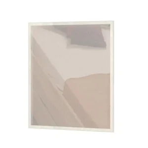 Must-Have Spiegel Lepa 23, Farbe: Kiefer Weiß - Abmessungen: 87 x 79 x 2 cm (H x B x T)