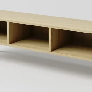 Kostenloser Rückversand TV-Unterschrank Kiefer massiv natur Aurornis 54 - Abmessungen: 44 x 142 x 40 cm (H x B x T)