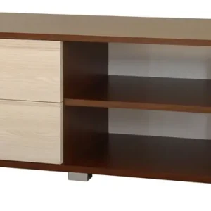 TV-Unterschrank Cikupa 05, Farbe: Nuss / Ulme - Abmessungen: 43 x 160 x 43 cm (H x B x T) Abverkauf