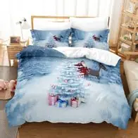 40 Weihbaum Bettwasche Set mit hinzufugbaren Namen Festliche Schlafzimmer Deko Neu Im Sortiment