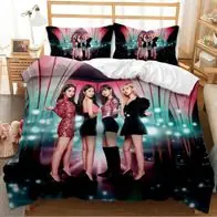Angebot Blackpink Bettwasche Set 2PC 3D Duvet Cover Bettbezug Kissenbezug-kind Einzel OL