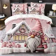 42-Weihnachtself Bettwasche Set & inzufugbaren Namen Festliche Schlafzimmer Deko Meistverkauft