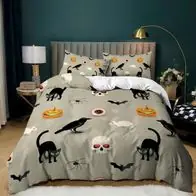 10 Cartoon Halloween Bettwasche Set Kissenbezuge80x80 Anpassbar Bettbezug135x200 Sonderaktion