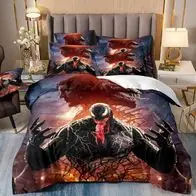 03 Marvel Venom Bettwasche Set Kissenbezuge 80x80 Anpassbar Bettbezug 135x200 Markenprodukt