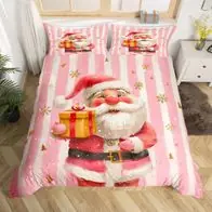 22* Weihnachts Bettwasche Set & inzufugbaren Namen Festliche Schlafzimmer Deko Neu