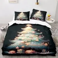 46* Weihnachts Bettwasche Set & inzufugbaren Namen Festliche Schlafzimmer Deko Rabatt