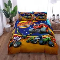08 Monster Machines Bettwasche Set Kissenbezuge80x80 Anpassbar Bettbezug 135x200 Knallerangebot