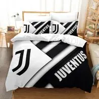 Abverkauf NEUJJ Bettwasche Set Kissenbezuge 80x80 Schwarz und Weib Bettbezug 135x200 OL