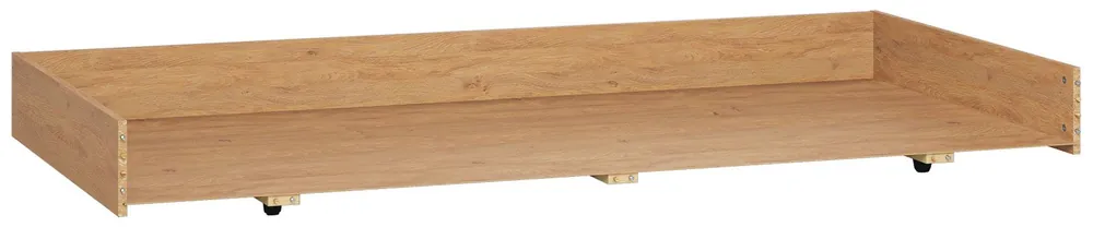 Kracherpreis Schublade für Einzelbett, Farbe: Eiche - Abmessungen: 21 x 197 x 86 cm (H x B x T)