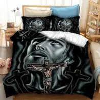 21/Christus Jesus Bettwasche Set Hinzufugbaren Namen Festliche Schlafzimmer Deko Super-Preis