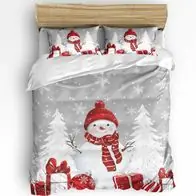 45* Weihnachts Bettwasche Set & inzufugbaren Namen Festliche Schlafzimmer Deko Preisknaller