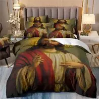 09/Christus Jesus Bettwasche Set Hinzufugbaren Namen Festliche Schlafzimmer Deko Abverkauf