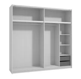 Neue Ware Schubladen für Kleiderschrank, 2er Set, Farbe: Graphitgrau, Maße: 38 x 44 x 41,5 cm