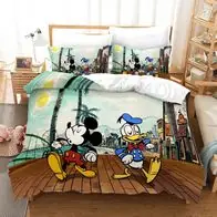 12 Donald Duck Bettwasche Set Anpassbar Bettdeckenbezug135x200 Kissenbezuge80x80 Preis Gesenkt