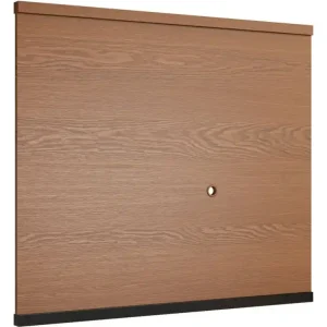 Beliebt Rückwandpaneel "Postira" 14, Farbe: Walnuss / Schwarz - Abmessungen: 108 x 120 x 4 cm (H x B x T)