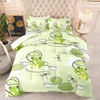 Bohnenfrosch Daunendecke Steppdecke Bettdecke Winterdecke135x200 200x200 220x240 Kostenloser Versand