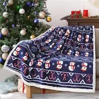 Weihnachts Xmasdecke 78 Kuscheldecken (Name druckbar), fur Sesskissen|Sofa|Alltag Kracherpreis