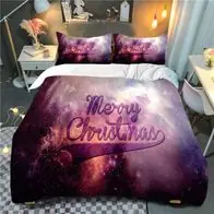 Finale Aktion Weihnachts Bettwasche Set - 46 mit hinzufugbaren Namen, Festliche Schlafzimmer