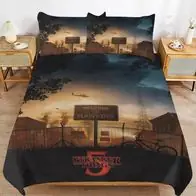 Markenware Hawkins the Upside Down Bettwasche Set 78 Name Hinzufugbar Bettdeckenbezug