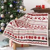 Weihnachts Xmasdecke 62 Kuscheldecken (Name druckbar), fur Sesskissen|Sofa|Alltag Schneller Versand