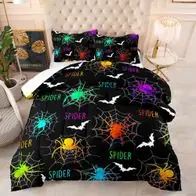 Kostenloser Versand Spinne Halloween Daunendecke Steppdecke Bettdecke Winterdecke 135x200 200x200 DE