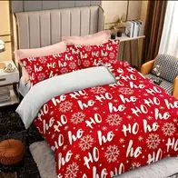 Schneller Versand Weihnachts Bettwasche Set - 61 mit hinzufugbaren Namen, Festliche Schlafzimmer