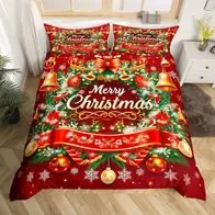 Preiswert 02 Weihnachts Bettwasche Set & inzufugbaren Namen Festliche Schlafzimmer Deko