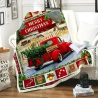 Weihnachts Xmasdecke 04 Kuscheldecken (Name druckbar), fur Sesskissen|Sofa|Alltag Garantierte Lieferung