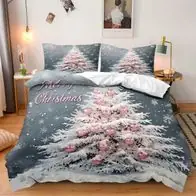 23 Weihbaum Bettwasche Set mit hinzufugbaren Namen Festliche Schlafzimmer Deko Beliebt