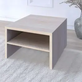 Couchtisch Kerowagi 16, Farbe: Sonoma Eiche - Abmessungen: 78 x 78 x 49 cm (B x T x H) Finale Aktion