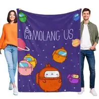Among Us Decke Tagesdecke Kuscheldecke Kinderbettwasche Mehrere Groben Super-Preis