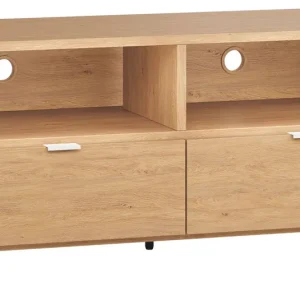 Garantierte Lieferung TV-Unterschrank Averias 10, Farbe: Eiche - Abmessungen: 56 x 120 x 47 cm (H x B x T)