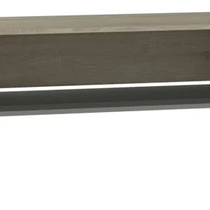 Preisreduziert Couchtisch Ciomas 15, Farbe: Sonoma Eiche / Grau - Abmessungen: 120 x 60 x 55 cm (B x T x H)