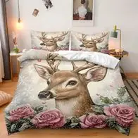 16 Weihnachts Bettwasche Set & inzufugbaren Namen Festliche Schlafzimmer Deko Kostenfreie Lieferung