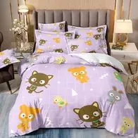 06 ChocoCat Bettwasche Set Kissenbezuge80x80 Anpassbar Bettbezug135x200 Geschenk Direkt Vom Hersteller