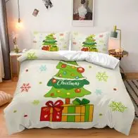 29 Weihbaum Bettwasche Set mit hinzufugbaren Namen Festliche Schlafzimmer Deko Neue Kollektion