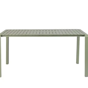 ZUIVER Vondel Gartentisch, rechteckig – grünes Aluminium (168,5 x 87) Markenware