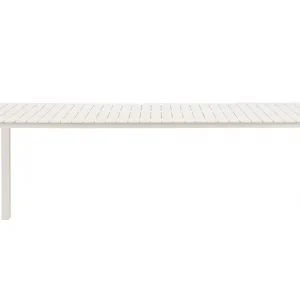 ZUIVER Vondel Gartentisch, rechteckig – tonweißes Aluminium (214x97) Must-Have