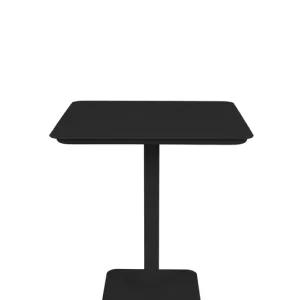 Zertifiziert ZUIVER Vondel Bistro Gartentisch, quadratisch – schwarzes Aluminium (71x71)