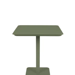 ZUIVER Vondel Bistro Gartentisch, quadratisch – grünes Aluminium (71x71) Nur Für Kurze Zeit
